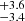 $ ^{+3.6}_{-3.4} $