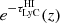 $ e^{-\tau^{\mathrm{HI}}_{\mathrm{LyC}}}(z) $
