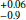 $ ^{+0.06}_{-0.9} $