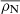 $ \rm \overline{\rho_N} $