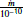 $ \frac{\dot{m}}{10^{-10}} $