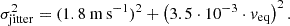 $$ \begin{aligned} {\sigma }_{\mathrm{jitter} }^2 = (1.8~{\mathrm{m\,s}^{-1}})^2 + \left( 3.5 \cdot 10^{-3} \cdot v_{\mathrm{eq} } \right)^2. \end{aligned} $$