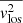 $ \overline{v^2_{\mathrm{los}}} $