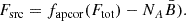 $$ \begin{aligned} F_{\rm src} = f_{\rm apcor}(F_{\rm tot})-N_{A}\bar{B}). \end{aligned} $$