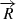 $ \overrightarrow{R} $
