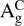 ${\rm{A}}_{\rm{g}}^{\rm{C}}$