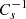 $ C_{s}^{-1} $