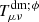 $ T^{\mathrm{dm;\phi}}_{\mu\nu} $