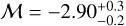 $\[-2.90_{-0.2}^{+0.3}\]$
