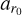 ${a_{{r_0}}}$
