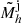 $ \tilde{M}_{h}^{\mathrm{j}} $