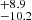 $ ^{+8.9}_{-10.2} $