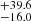 $ ^{+39.6}_{-16.0} $
