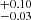 $ _{-0.03}^{+0.10} $
