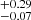 $ _{-0.07}^{+0.29} $