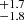 $ _{-1.8}^{+1.7} $