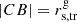 $ |CB|=r^{\mathrm{g}}_{\mathrm{s, tr}} $