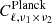 $ C_{\ell,\nu_1\times\nu_2}^{{\rm{Planck}}} $