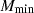 $ M_{{\rm{min}}} $