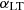 $ \alpha_{{\rm{LT}}} $
