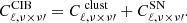 $$ \begin{aligned} C_{\ell ,\nu \times \nu \prime }^{\mathrm{CIB}} = C_{\ell ,\nu \times \nu \prime }^{\text{ clust}} + C_{\ell ,\nu \times \nu \prime }^{\mathrm{SN}} . \end{aligned} $$