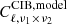 $ C_{\ell, \nu_1\times\nu_2}^{\mathrm{CIB},{\rm{model}}} $