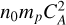 ${n_0}{m_p}C_A^2$