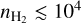 ${n_{{{\rm{H}}_2}}} \mathbin{\lower.3ex\hbox{$\buildrel<\over {\smash{\scriptstyle\sim}\vphantom{_x}}$}} {10^4}$