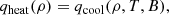 $$ \begin{aligned} q_{\rm heat}(\rho ) = q_{\rm cool}(\rho , T, B), \end{aligned} $$