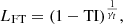 $$ \begin{aligned} L_\mathrm{FT} = (1-\mathrm{TI} )^{\frac{1}{\gamma _{t}}}, \end{aligned} $$