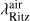 $\lambda _{{\rm{Ritz}}}^{{\rm{air}}}$