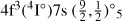 $4{{\rm{f}}^3}\left( {^4{\rm{I}}^\circ } \right)7{\rm{s}}\left( {{9 \over 2},{1 \over 2}} \right){^\circ _5}$