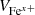 $ V_{\mathrm{Fe}^{x+}} $