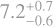 $\[7.2_{-0.6}^{+0.7}\]$