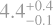 $\[4.4_{0.1}^{+0.4}\]$
