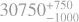$\[30750_{-1000}^{+750}\]$