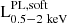 $ \rm L^{PL, soft}_{0.5-2~keV} $