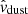 $ \hat{v}_{\mathrm{dust}} $