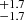 $ ^{+1.7}_{-1.7} $