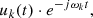 $$ \begin{aligned} u_k(t) \cdot e^{-j \omega _k t}, \end{aligned} $$