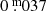 $ 0{{\overset{\text{ m}}{.}}}037 $
