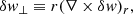 $$ \begin{aligned} \delta { w}_\perp&\equiv r(\nabla \times \delta { w})_r, \end{aligned} $$