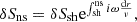 $$ \begin{aligned} \delta S_{\rm ns}&= \delta S_{\rm sh}\mathrm{e}^{\int _{\rm sh}^\mathrm{ns}i\omega {\mathrm{d}r\over { v}}},\end{aligned} $$