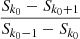 $ \frac{S_{k_0} - S_{k_0 + 1}}{S_{k_0 - 1} - S_{k_0}} $