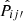 $ \hat{P}_{ij\prime} $