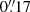 $ 0{{\overset{\prime\prime}{.}}}17 $