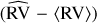 $(\widehat {{\rm{RV}}} - \langle {\rm{RV}}\rangle )$