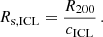 $$ \begin{aligned} R_{\mathrm{s, ICL}} = \frac{R_{\mathrm{200}}}{c_{\mathrm{ICL}}} \, . \end{aligned} $$