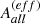 $ A_{all}^{(eff)} $
