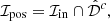 $$ \begin{aligned} \mathcal{I} _{\rm pos} = \mathcal{I} _{\rm in} \cap \hat{\mathcal{D} }^c, \end{aligned} $$